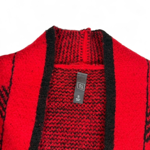 NWOT- Red Buffalo Plaid Cardigan Sweater - Small - Picture 8 of 8